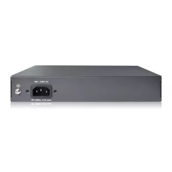 DIGITUS Fast Ethernet PoE af/at 8-Port-Switch + 2 Uplinks 120W PoE-Leistungsbudget, rackmontierbar