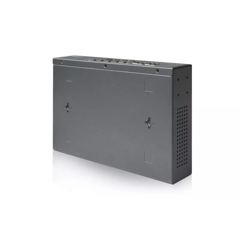 DIGITUS Fast Ethernet PoE af/at 8-Port-Switch + 2 Uplinks 120W PoE-Leistungsbudget, rackmontierbar