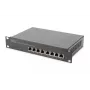 DIGITUS 8-Port Gigabit Ethernet Switch 10 Zoll 8x10/100/1000Mbps RJ45
