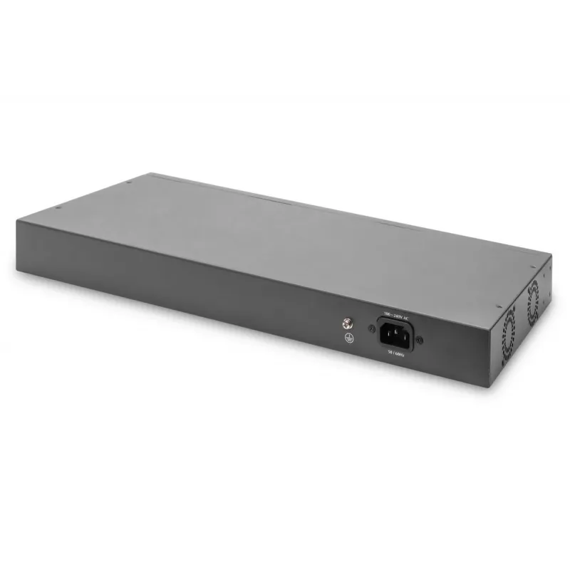 DIGITUS L2 verwalteter Gigabit-Ethernet-Switch 24-Port + 2 Combo- und 2 SFP-Uplink-Ports
