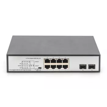 Unmanaged Switch Digitus DN-95140 8-Port Gigabit PoE