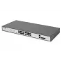 DIGITUS Fast Ethernet PoE Switch 16-Port PoE + 2 Combo. 250 W PoE-Budget