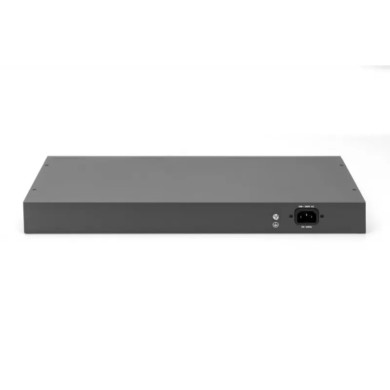 DIGITUS Fast Ethernet PoE Switch 16-Port PoE + 2 Combo. 250 W PoE-Budget