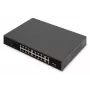DIGITUS PoE-Switch 16 Port 10/100 Mbit/s 16 x 10/100 Mbit/s PoE RJ45-Ports, 1x GE RJ45, 1x SFP