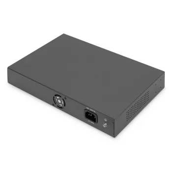 DIGITUS PoE-Switch 16 Port 10/100 Mbit/s 16 x 10/100 Mbit/s PoE RJ45-Ports, 1x GE RJ45, 1x SFP