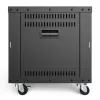 DIGITUS 8U AVS-Rack 420x507x460mm Gewindebohrungen Rollen schwarz