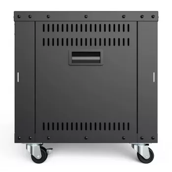 DIGITUS 8U AVS-Rack 420x507x460mm Gewindebohrungen Rollen schwarz