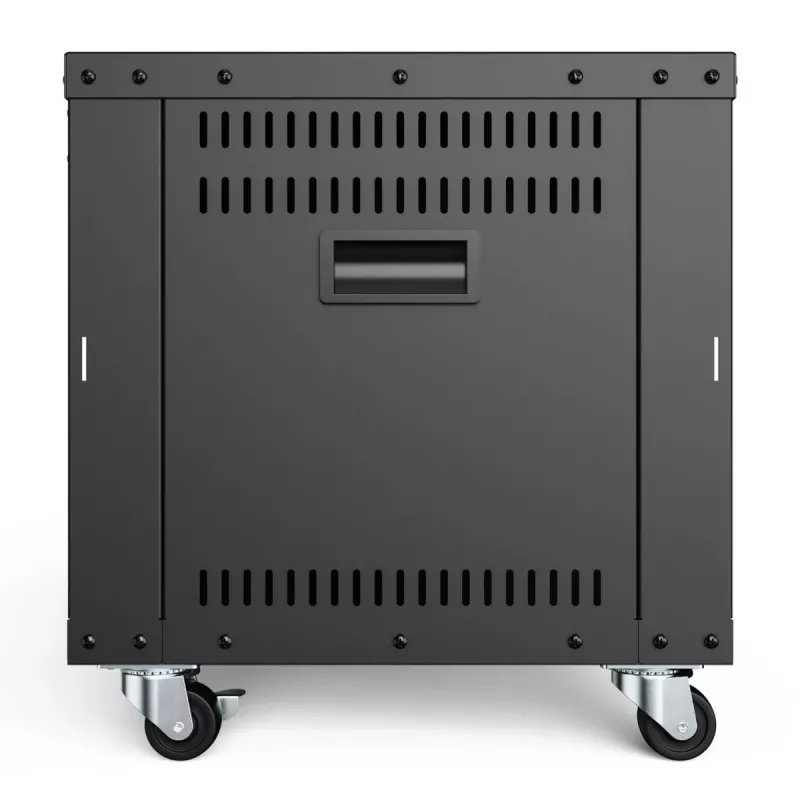 DIGITUS 8U AVS-Rack 420x507x460mm Gewindebohrungen Rollen schwarz