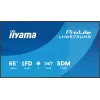 iiyama LH6575UHS-B2AG Signage Display Digital Signage Flachbildschirm 163,8 cm (64,5 Zoll) LCD Wi-Fi 500 cd/m² 4K Ultra HD Schwarz Integrierter Prozessor Android 11 24/7