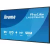iiyama LH5575UHS-B2AG Signage Display Digital Signage Flachbildschirm 138,7 cm (54,6 Zoll) LCD Wi-Fi 500 cd/m² 4K Ultra HD Schwarz Integrierter Prozessor Android 11 24/7