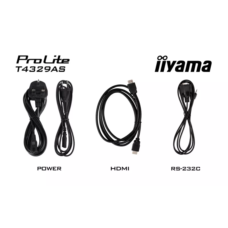 iiyama T4329AS-B1AG Computermonitor 108 cm (42,5 Zoll) 3840 x 2160 Pixel 4K Ultra HD LED Touchscreen Schwarz