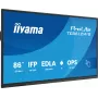 iiyama TE8612MIS-B4AG Signage Display Kiosk-Design 2,17 m (85,6 Zoll) LCD Wi-Fi 400 cd/m² 4K Ultra HD Schwarz Touchscreen Integrierter Prozessor Android 24/7