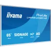 iiyama LH6581UHSG-1AG Signage Display Digital Signage Flachbildschirm 163,8 cm (64,5 Zoll) Wi-Fi 500 cd/m² 4K Ultra HD Weiß Integrierter Prozessor Android 24/7