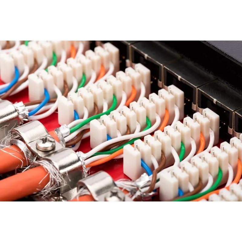 Patch Panel Digitus Desktop CAT 6A Klasse EA geschirmt Schwarz