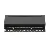 Patch Panel Digitus Desktop CAT 6A Klasse EA geschirmt Schwarz