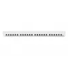 DIGITUS Patchpanel CAT6A EA geschirmt, 24-Port RJ45 Staubschutz, 8P8C, 0,5U, grau RAL 7035