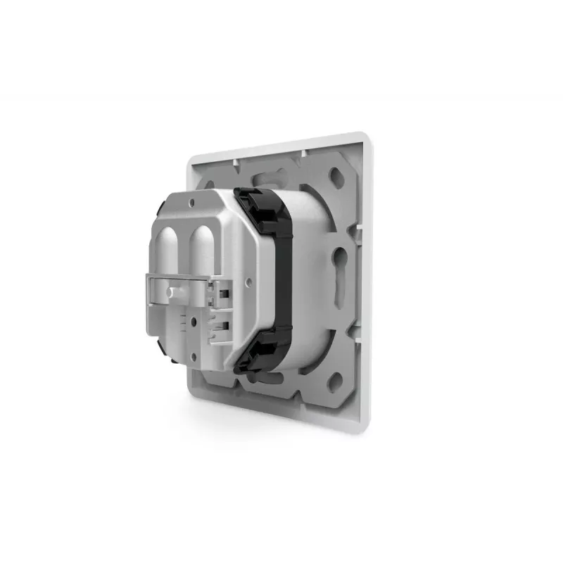 DIGITUS CAT6A Klasse EA Netzwerkdose, geschirmt 1x RJ45, LSA, reinweiß, Unterputz, 8 Richtungen