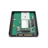 DIGITUS HDD-Gehäuse 2,5 Zoll SATA – M.2 oder mSATA SATA 3 6 Gbit/s, Schreibgeschwindigkeit bis zu 520 MB/s