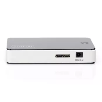DIGITUS USB-Hub 4-Port USB 3.0 Extern Schwarz Klavierlack