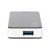 DIGITUS USB-Hub 4-Port USB 3.0 Extern Schwarz Klavierlack