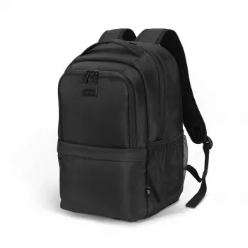 DICOTA Eco Core - 13-14,1 Zoll Notebook-Rucksack - Schwarz / 300d 100% recyceltes PET-Polyester