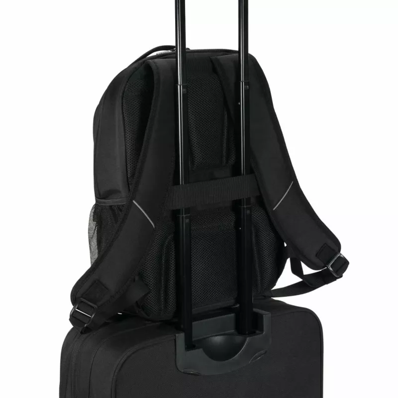 DICOTA Eco Core - 13-14,1 Zoll Notebook-Rucksack - Schwarz / 300d 100% recyceltes PET-Polyester