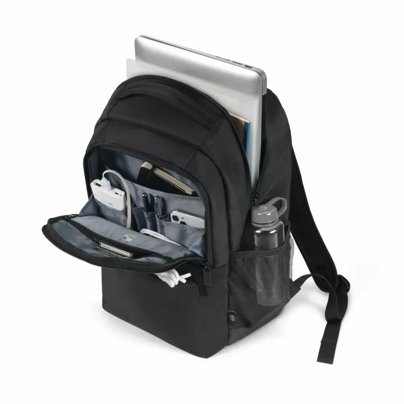 DICOTA Eco Core - 13-14,1 Zoll Notebook-Rucksack - Schwarz / 300d 100% recyceltes PET-Polyester