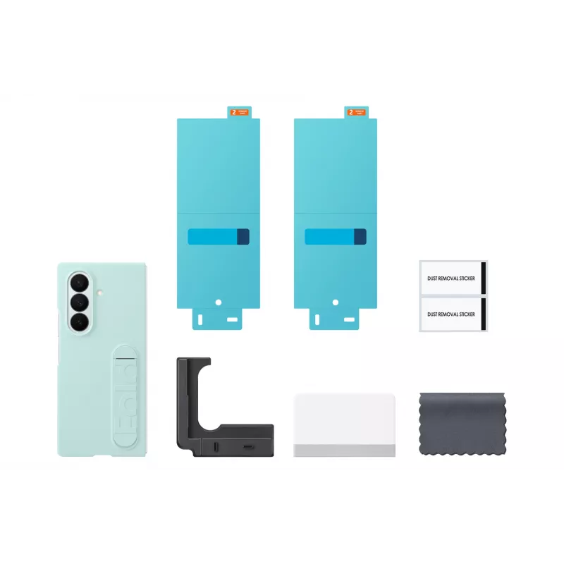 Samsung Galaxy Fold7 Silikon-Hülle, Cover, Samsung, Galaxy Z Fold7, 20,3 cm (8 Zoll), Mintfarbe