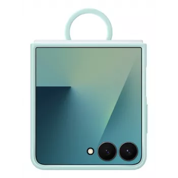 Samsung Ring Case (Silikon) für Galaxy Z Flip7, Cover, Samsung, Galaxy Z Flip7, 17,5 cm (6,9 Zoll), Minzfarbe