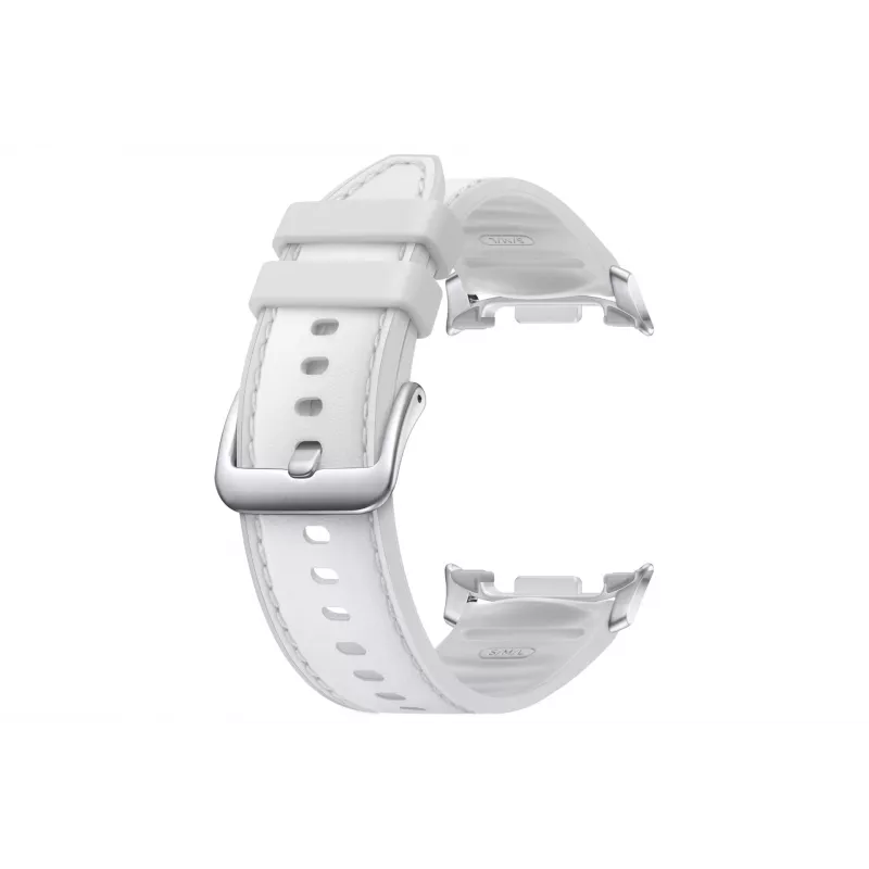 Hybrid-Armband für Samsung Galaxy Watch8 S/M/L Weiß ET-SLL50LWEGEU