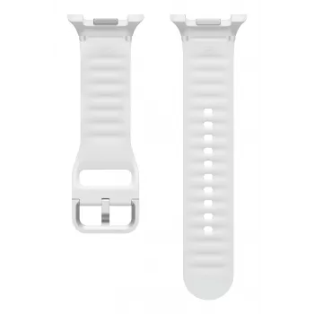 Samsung Sport Band (S/M) für Galaxy Watch8 | Watch8 Classic, Armband, Smartwatch, Weiß, Samsung, Galaxy Watch8 | Watch8, Gummi