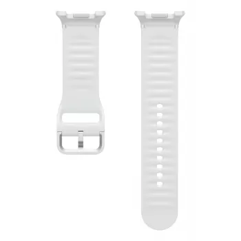 Samsung Sport Band (M/L) für Galaxy Watch8 | Watch8 Classic, Armband, Smartwatch, Weiß, Samsung, Galaxy Watch8 | Watch8 Classic, Gummi