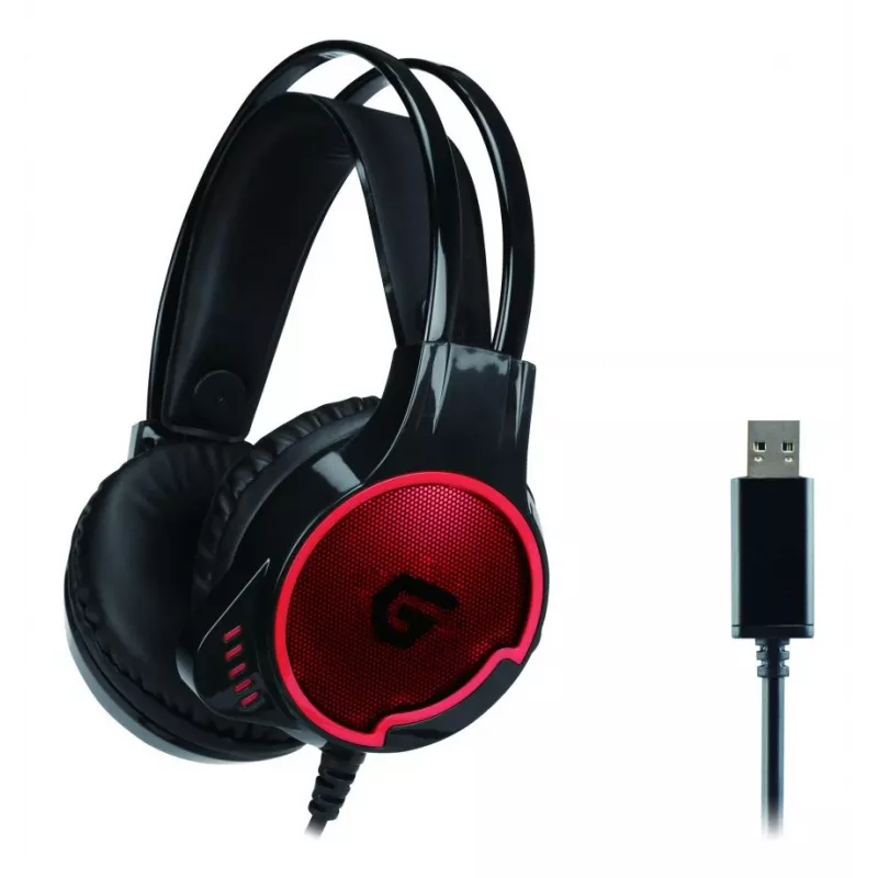 Conceptronic ATHAN U1, 7.1-Kanal Surround Sound Gaming USB-Headset
