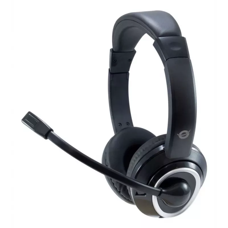 Conceptronic POLONA02B Kopfhörer/Headset Kabelgebunden Kopfband Gaming Schwarz