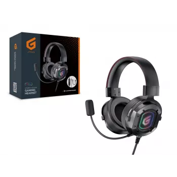 Conceptronic ATHAN Stereo Sound Gaming Headset, Kabelgebunden, 20 - 20000 Hz, Gaming, 477 g, Headset, Schwarz