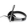 Conceptronic Allround Stereo-Headset, Kabelgebunden, 20 - 22000 Hz, Büro/Callcenter, 111 g, Headset, Schwarz, Silber