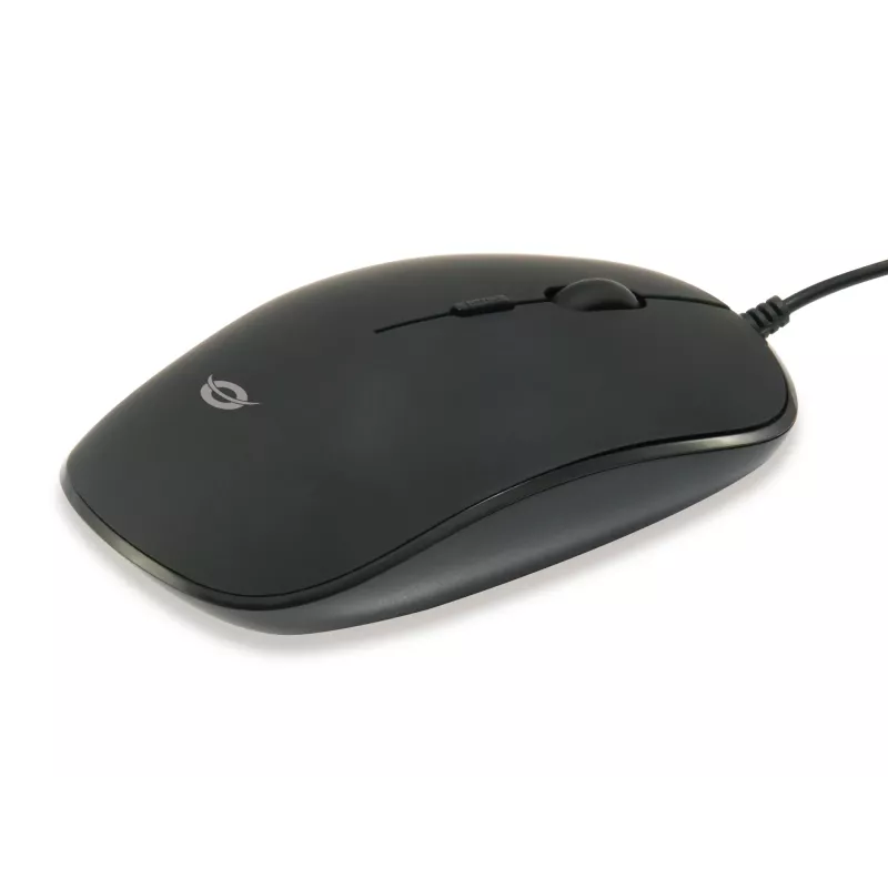 Conceptronic REGAS01B Maus Büro Beidhändig USB Typ-A Optisch 1200 DPI