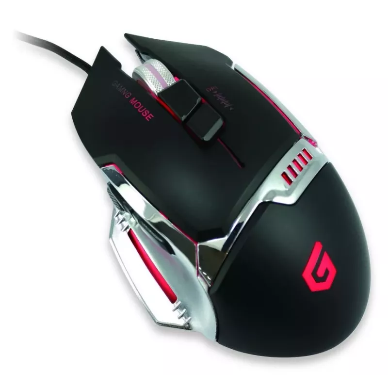 Conceptronic DJEBBEL 8, Gaming-USB-Maus, 8 programmierbare Tasten, 4000 DPI