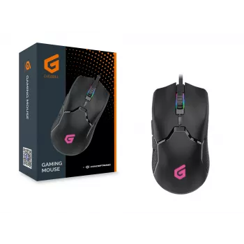 Conceptronic DJEBBEL 6D Gaming-Maus, 7200 DPI, Rechtshändig, Optisch, USB Typ-A, 7200 DPI, Schwarz