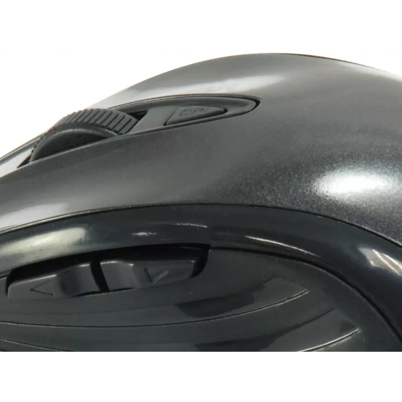 Conceptronic CLLM5BTRVWL kabellose 6-Tasten-Reisemaus, für Rechtshänder, optisch, RF Wireless, 1600 DPI, Schwarz