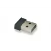 Conceptronic CLLM5BTRVWL kabellose 6-Tasten-Reisemaus, für Rechtshänder, optisch, RF Wireless, 1600 DPI, Schwarz