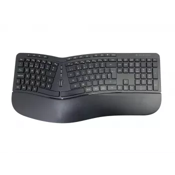 Conceptronic ORAZIO ERGO kabelloses ergonomisches Tastatur- und Maus-Set, portugiesisches Layout