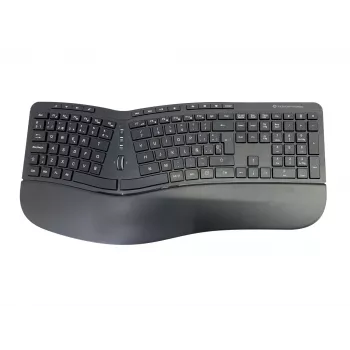 Conceptronic ORAZIO ERGO Kabelloses ergonomisches Tastatur- und Maus-Set, spanisches Layout