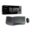 Conceptronic ORAZIO ERGO Kabelloses ergonomisches Tastatur- und Maus-Set, spanisches Layout