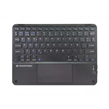 Conceptronic TOBIN01BES 10-Zoll Bluetooth Touchpad-Tastatur, QWERTY Spanisch