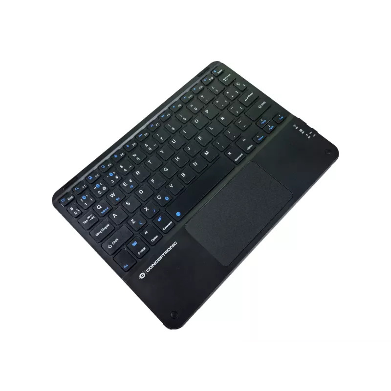 Conceptronic TOBIN01BES 10-Zoll Bluetooth Touchpad-Tastatur, QWERTY Spanisch