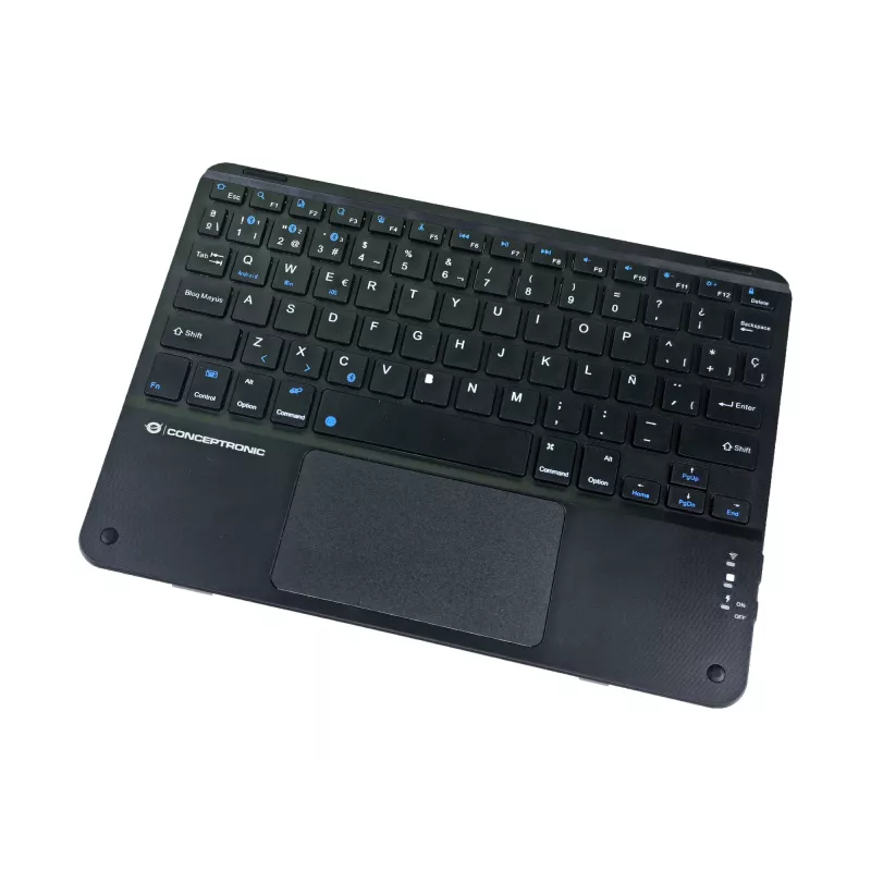 Conceptronic TOBIN01BES 10-Zoll Bluetooth Touchpad-Tastatur, QWERTY Spanisch