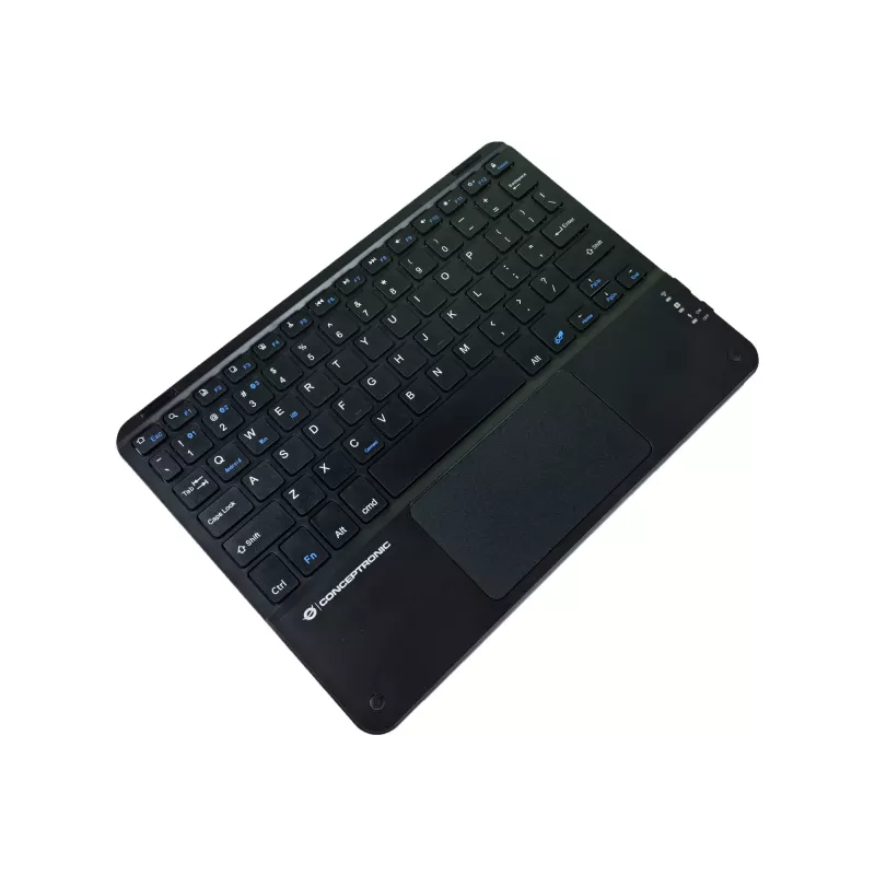 Conceptronic TOBIN01BUS 10-Zoll Bluetooth Touchpad-Tastatur, QWERTZ EN (US)