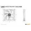 be quiet Light Wings 140 mm PWM Reverse White Computergehäuselüfter 14 cm 1 Stück