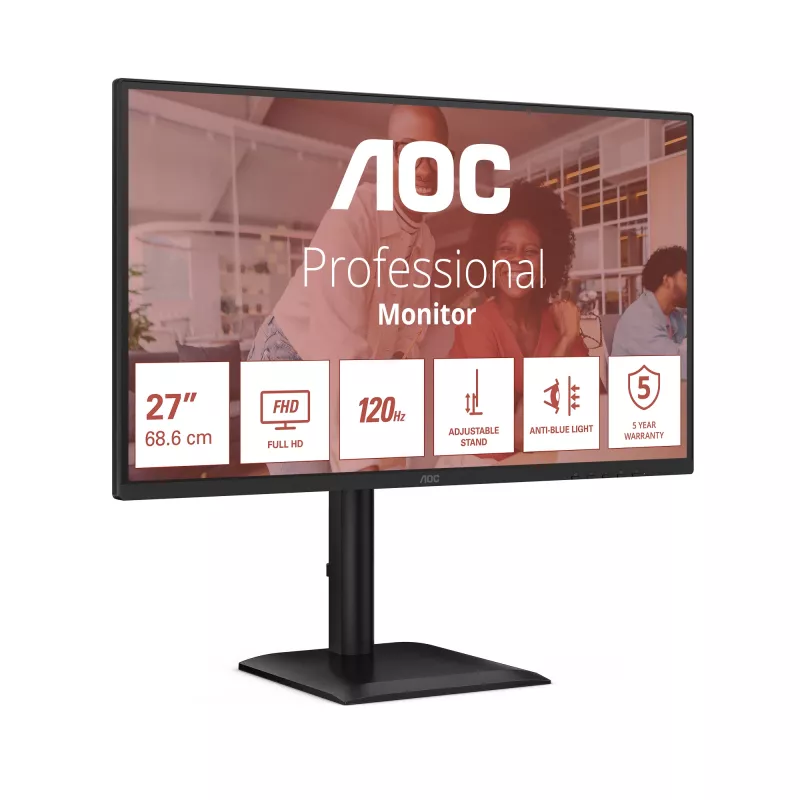AOC 27E4U Computermonitor 68,6 cm (27 Zoll) 1920 x 1080 Pixel Full HD LED Schwarz